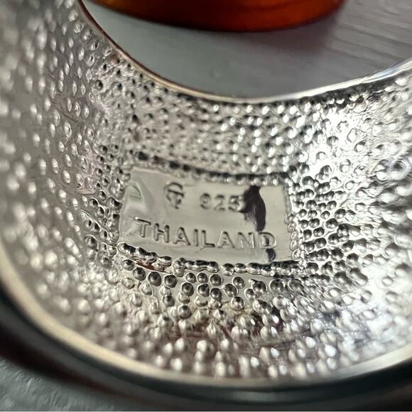 Chelsea Taylor 925 Sterling Silver Crystal Ring Size 7 - Picture 5 of 9